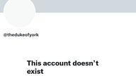 The Duke of York Twitter page was deleted this week