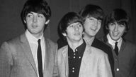 The Beatles, from left, Paul McCartney, Ringo Starr, John Lennon and George Harrison, are shown in this November 1963 photo. Pic: AP


