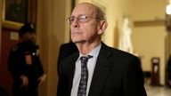 FILE PHOTO: U.S. Supreme Court Associate Justice Stephen Breyer departs after the conclusion of U.S. President Barack Obama&#39;s State of the Union address to a joint session of Congress in Washington, January 12, 2016. REUTERS/Joshua Roberts/File Photo
