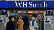 WH Smith in central London. File pic