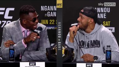 'You liar!' - Tempers flare between Ngannou & Gane