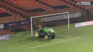 Tractor saves the day at Port Vale!