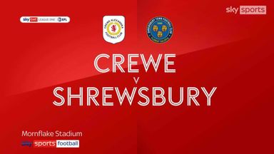 Crewe 0-0 Shrewsbury