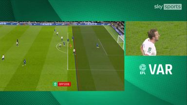 Kane goal ruled out by VAR