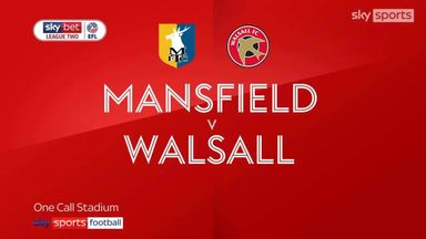 Mansfield 2-0 Walsall