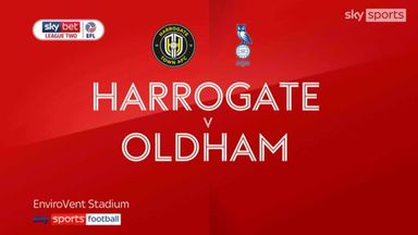 Harrogate 3-0 Oldham