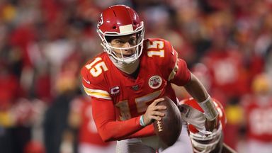 Mahomes' best throws from 5-TD Wild Card game