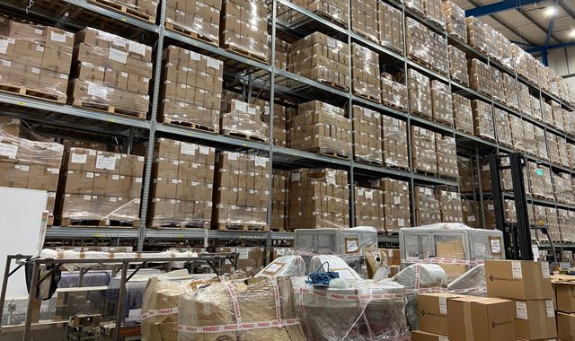 COVID-19: Inside the UK warehouse with 'tens of millions' of lateral flow tests ready to go - Vimarsana News
