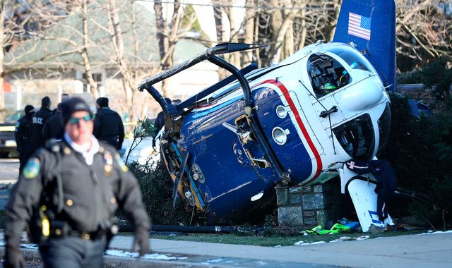 'Miracle' as four passengers survive helicopter crash in suburban Philadelphia - Vimarsana News
