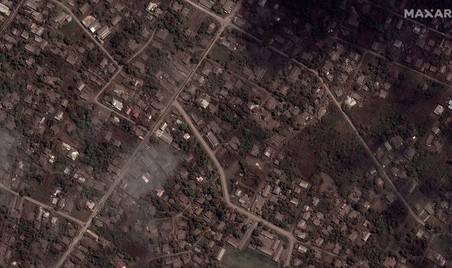 Tonga eruption: Satellite images show island covered in ash from Hunga-Tonga-Hunga-Ha'apai volcano - Vimarsana News