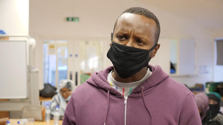 Abdi Hassan has described the poverty levels in his community as a 'public health emergency'