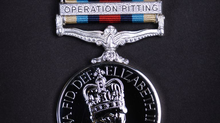 An Operation Pitting Medal and Clasp