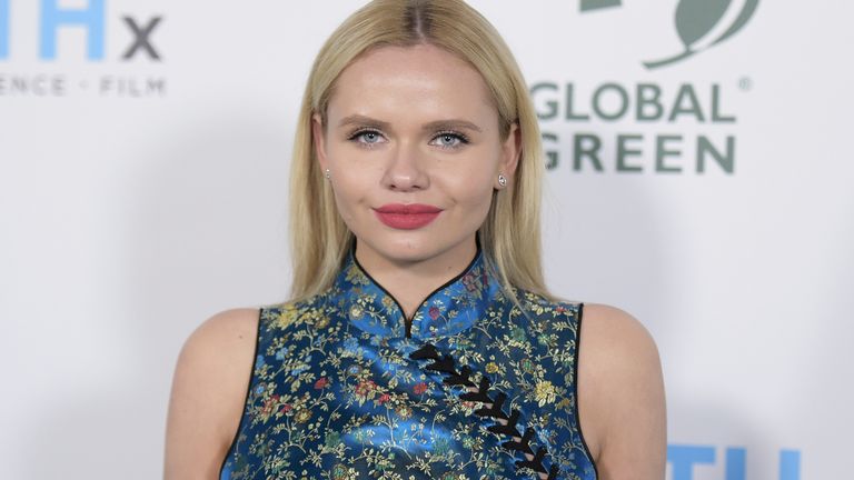 Alli Simpson attends the 15th annual Global Green Pre-Oscar Gala in LA is 2018. Pic: Richard Shotwell/Invision/AP


