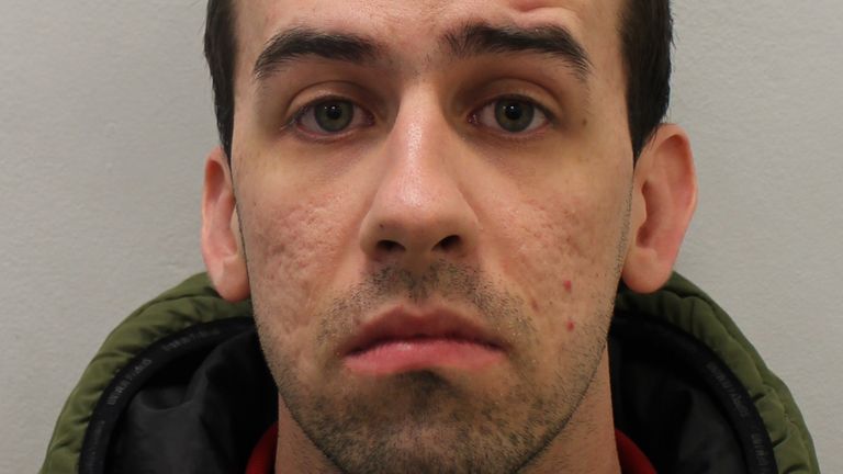 Benjamin O&#39;Shea was convicted of child cruelty. Pic: Met Police