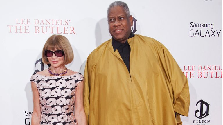 Anna Wintour and Talley at a film premiere in 2013