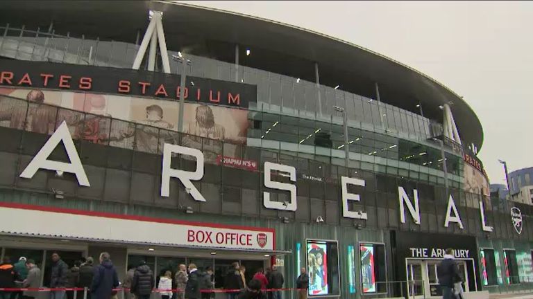 Arsenal Emirates stadium 27/1/2022