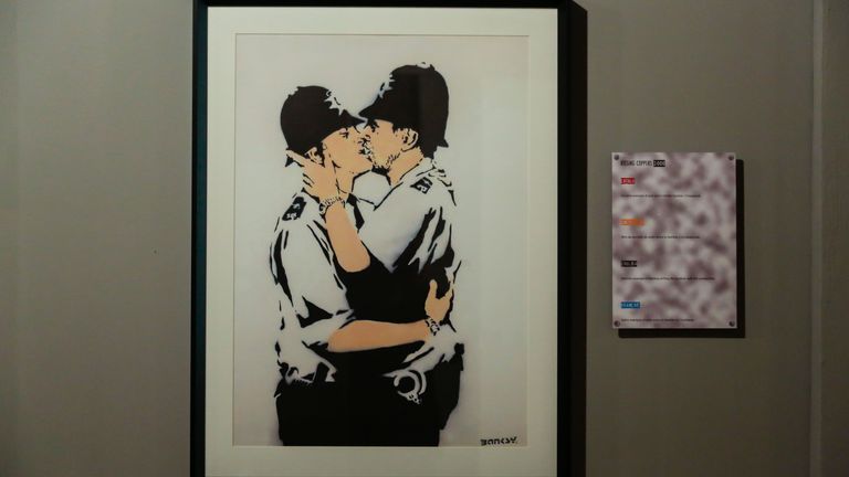 The Kissing Coppers design first appeared on a Brighton pub. Pic: Miquel Benitez/Shutterstock 