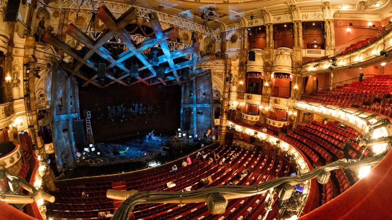 2017: The auditorium ready to host Bat Out Of Hell: The Musical in London - a show he saw several times. Pic: Graham Harries/Shutterstock