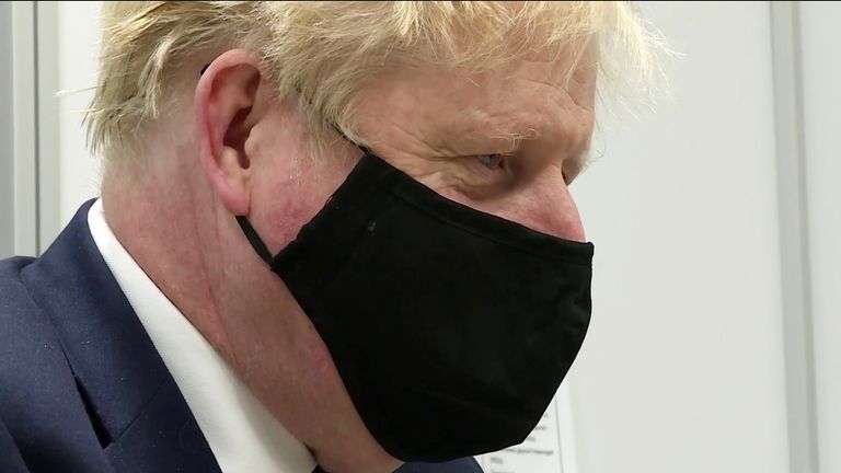 Boris Johnson at a clinic in his constituency
