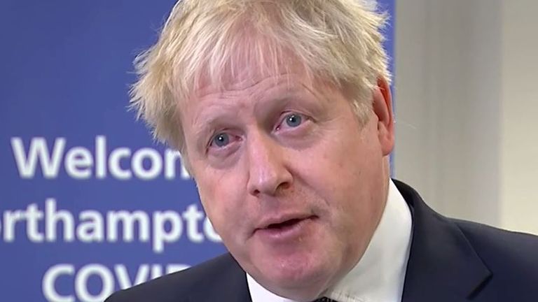 Boris Johnson says he knows the NHS is under enormous pressure