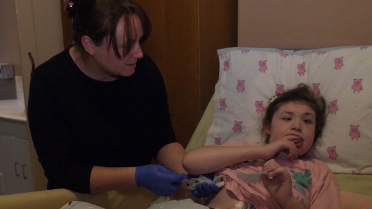Alison&#39;s daughter Jessica requires 24-hour care and with staff shortages, the burden falls upon her