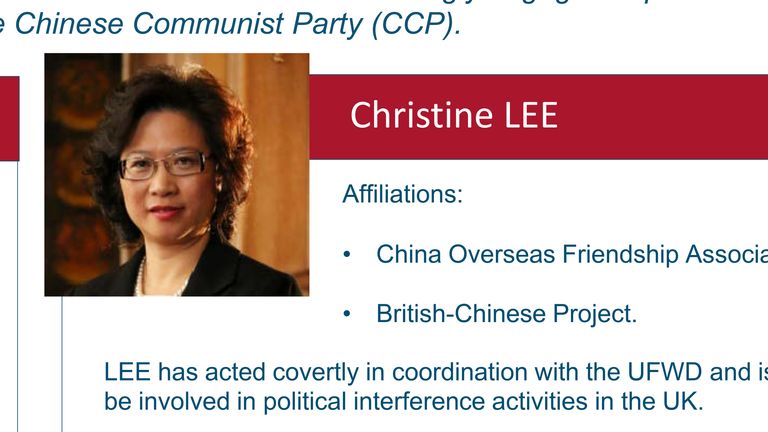 MI5&#39;s advisory notice regarding Christine Ching Kui Lee