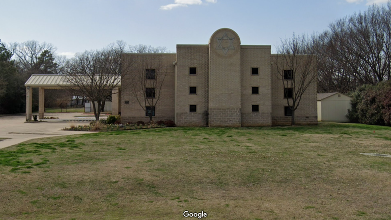 The Congregation Beth Israel synagogue serves the Reform community in Colleyville. Pic: Google