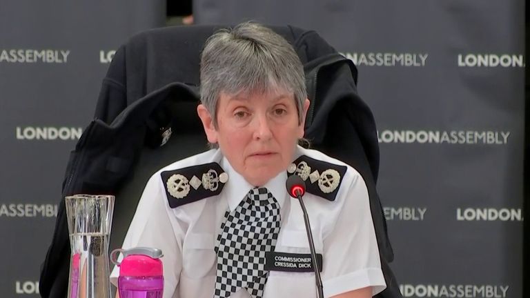 Dame Cressida Dick is Commissioner of the Metropolitan Police Service