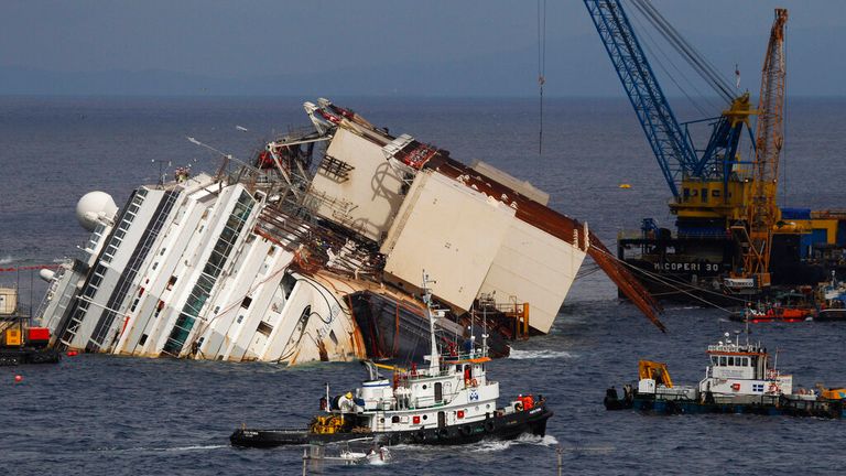More than 30 people died when the cruise ship capsized 
