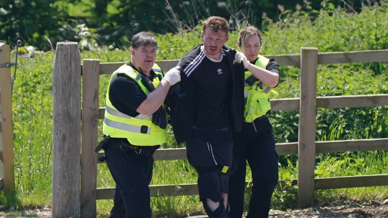The killer led police on a 24-hour manhunt after the murders