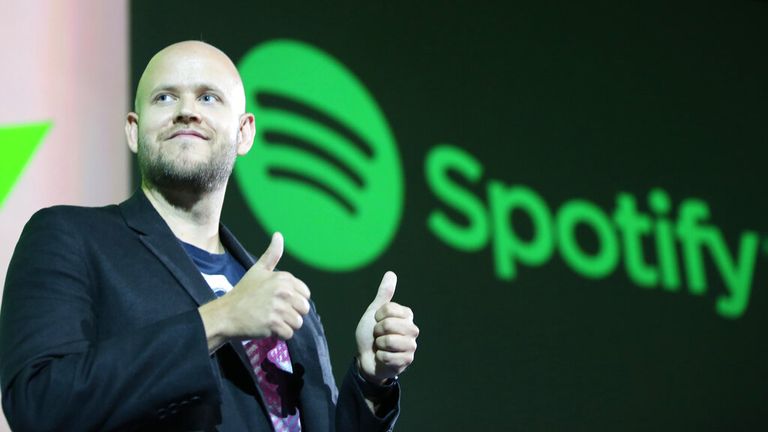 Daniel Ek says podcasts about COVID will now come with a 'content advisory'