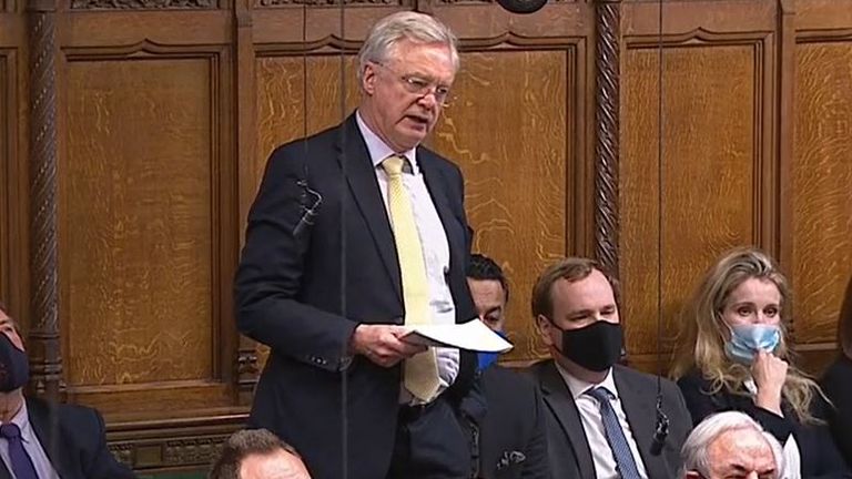 David Davis calls for Boris Johnson's resignation