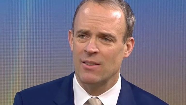 Dominic Raab namechecks Sue Gray a number of times
