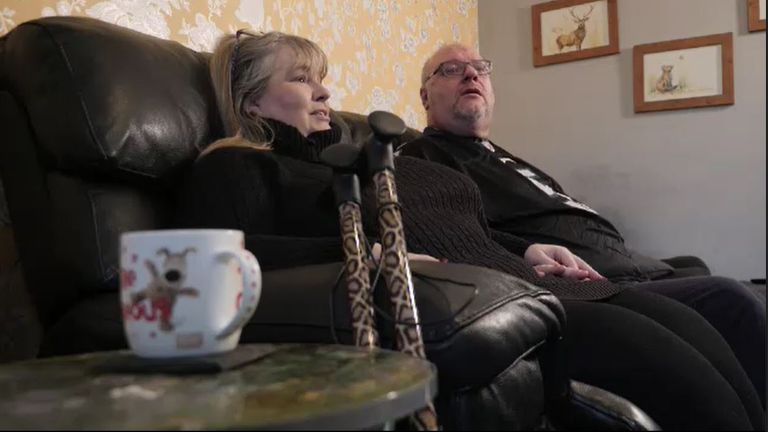 Natasha and Gary Waterhouse say they are already struggling to pay their energy bill