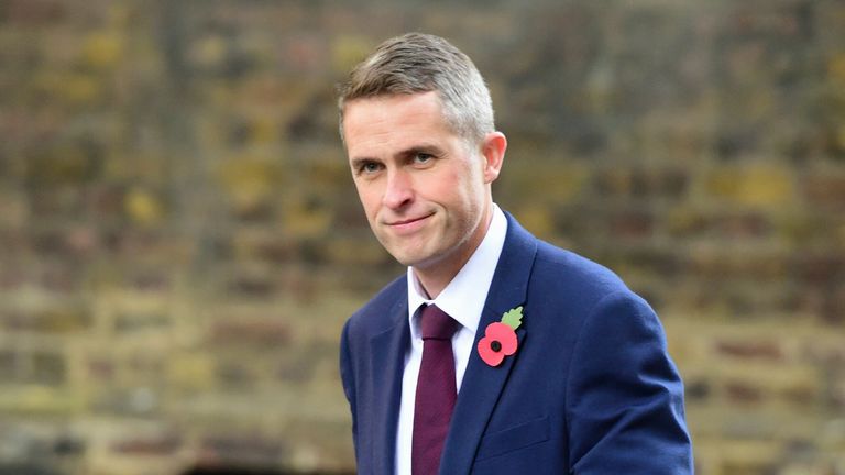 Chief Whip Gavin Williamson in Downing Street, London, as Theresa May is set to appoint a new defence secretary