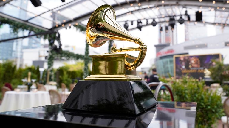 The 2022 Grammy Awards have been postponed due to rising numbers of COVID cases in the US. Pic: AP Photo/Chris Pizzello


