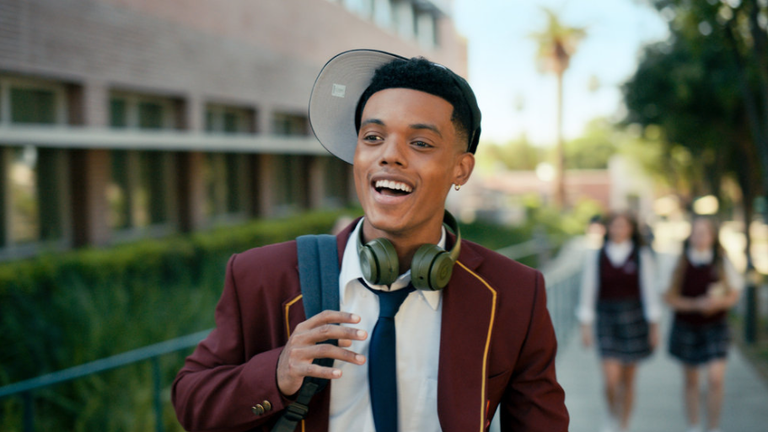 Jabari Banks plays the main character of Will in the rebooted Bel-Air. Pic: Peacock
