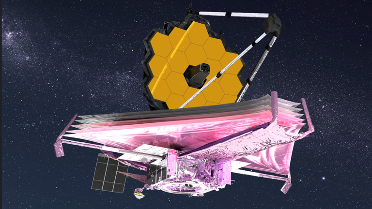The James Webb Space Telescope has finally been fully unfurled. Pic: NASA