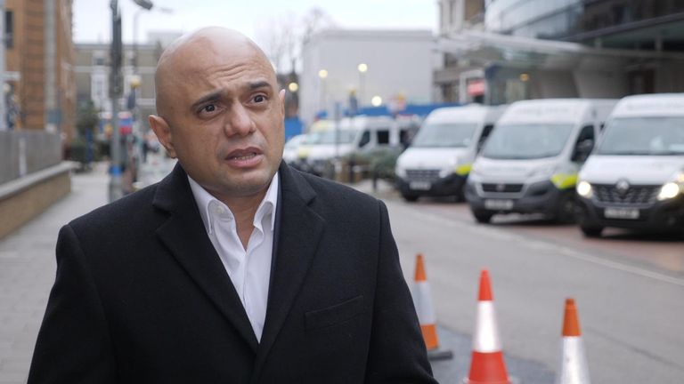 Health Sec Sajid Javid also responded to Northamptonshire declaring a 'critical incident' saying the NHS will be supported.