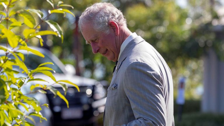 Charles was mocked for saying he talked to plants
