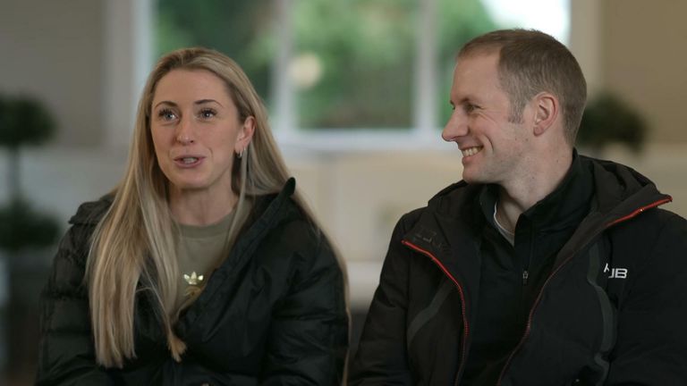 Olympic cyclists Jason and Laura Kenny reflected on their honours. 