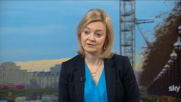 Liz Truss says new legislation will be brought in to allow  wider sanctions if needed