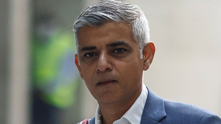 London Mayor Sadiq Khan 