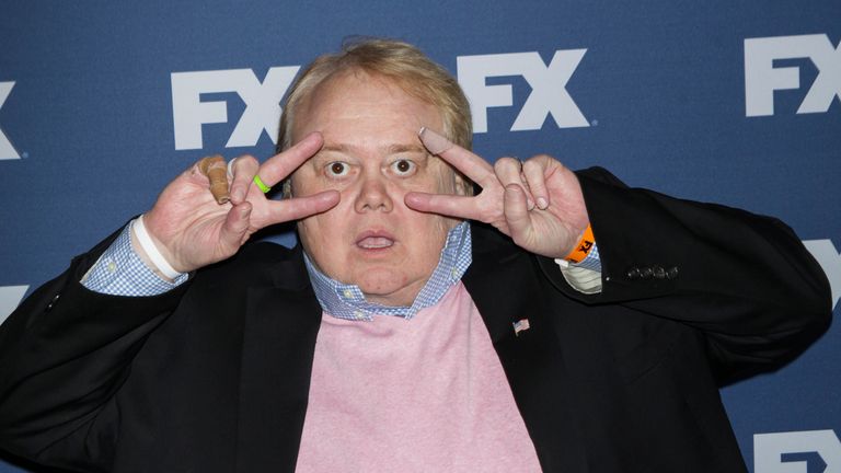 Louie Anderson said he often mined his childhood for material. Pic: AP