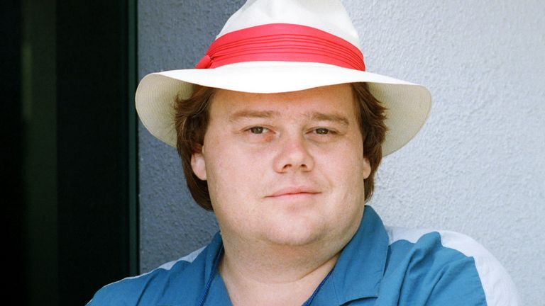 Louie Anderson pictured in 1987. Pic: AP
