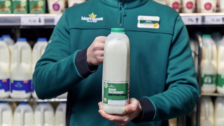 Morrisons is set to removed the &#39;use by&#39; date from most of its milk