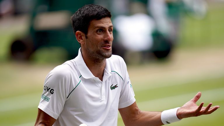 Djokovic has already spoken of his opposition to vaccination and has repeatedly refused to disclose his vaccination status