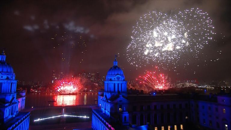 Watch as London rings in the New Year!