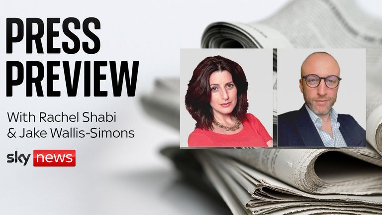 journalist and author Rachel Shabi and Jake Wallis-Simons, editor of The Jewish Chronicle.
