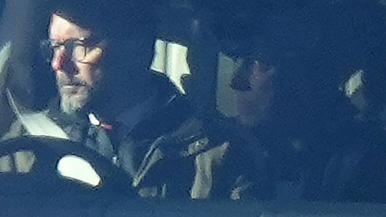 Prince Andrew is seen leaving his home for the first time since Judge Kaplan ruled that he should face the civil charges brought against him by Virginia Giuffre, at Royal Lodge, Windsor. Pic: Shutterstock